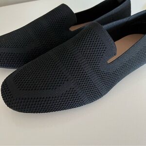 Joe Fresh Black Knit Loafer Flats Size 8
